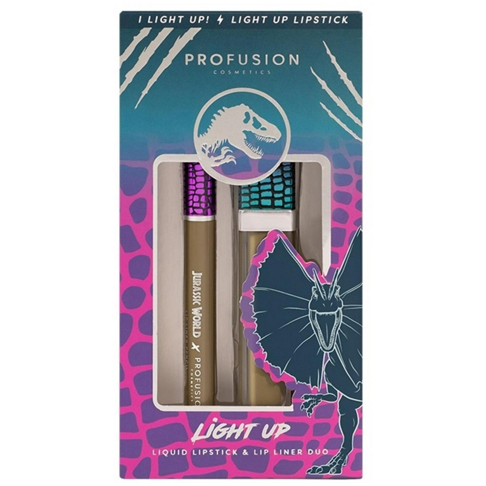 *3/15* NEW Profusion Cosmetics Jurassic World Light up Liquid Lipstick Lip Liner